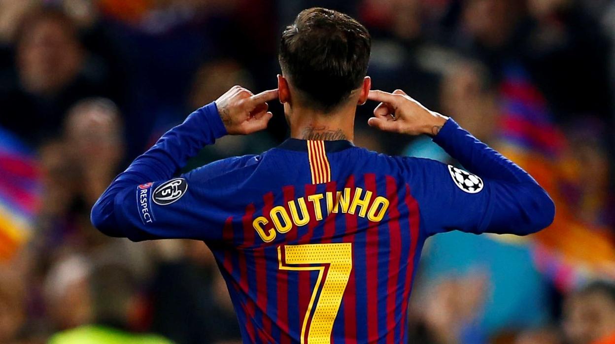 La enigmática celebración de Coutinho