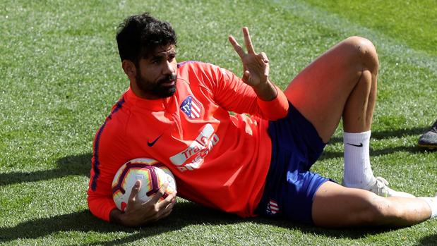 Diego Costa vuelve a entrenarse