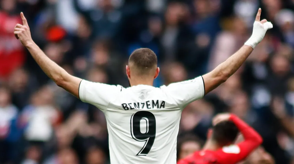 Benzema, ocho goles consecutivos para el Real Madrid