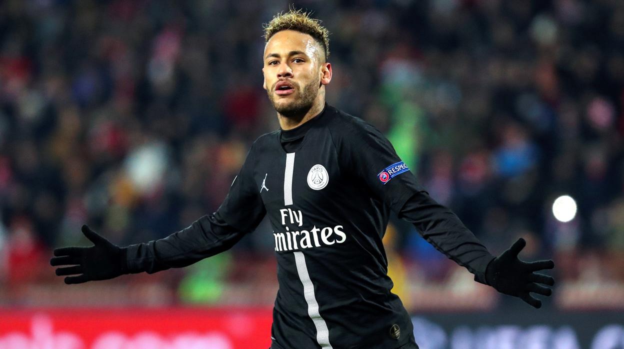 Tres partidos de sanción para Neymar en la Champions