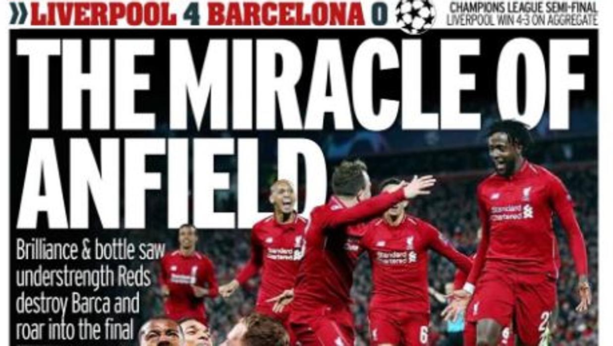 Los «locos rojos» y el «milagro de Anfield»