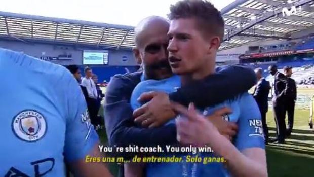 De Bruyne vacila a Guardiola: «Eres una mierda de entrenador»