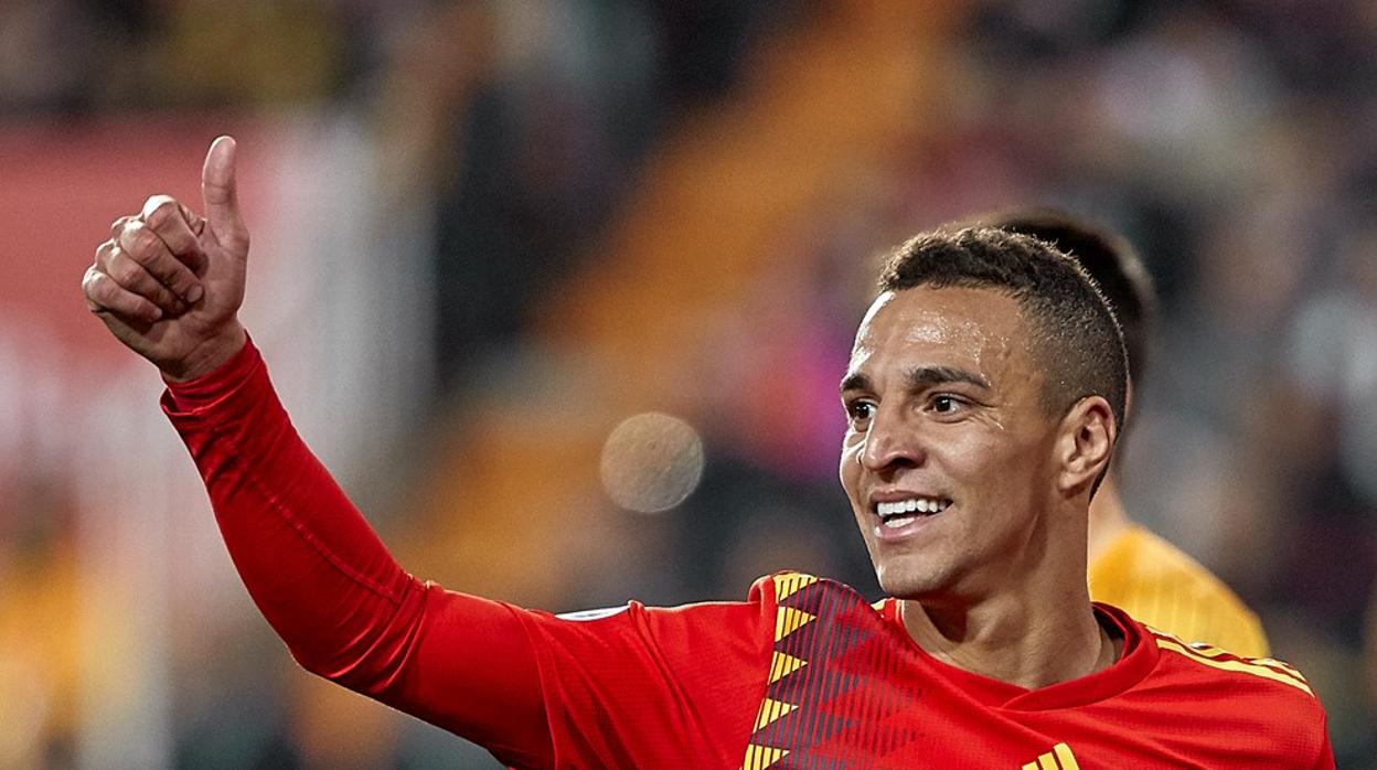 Rodrigo Moreno, con la camiseta de la selección