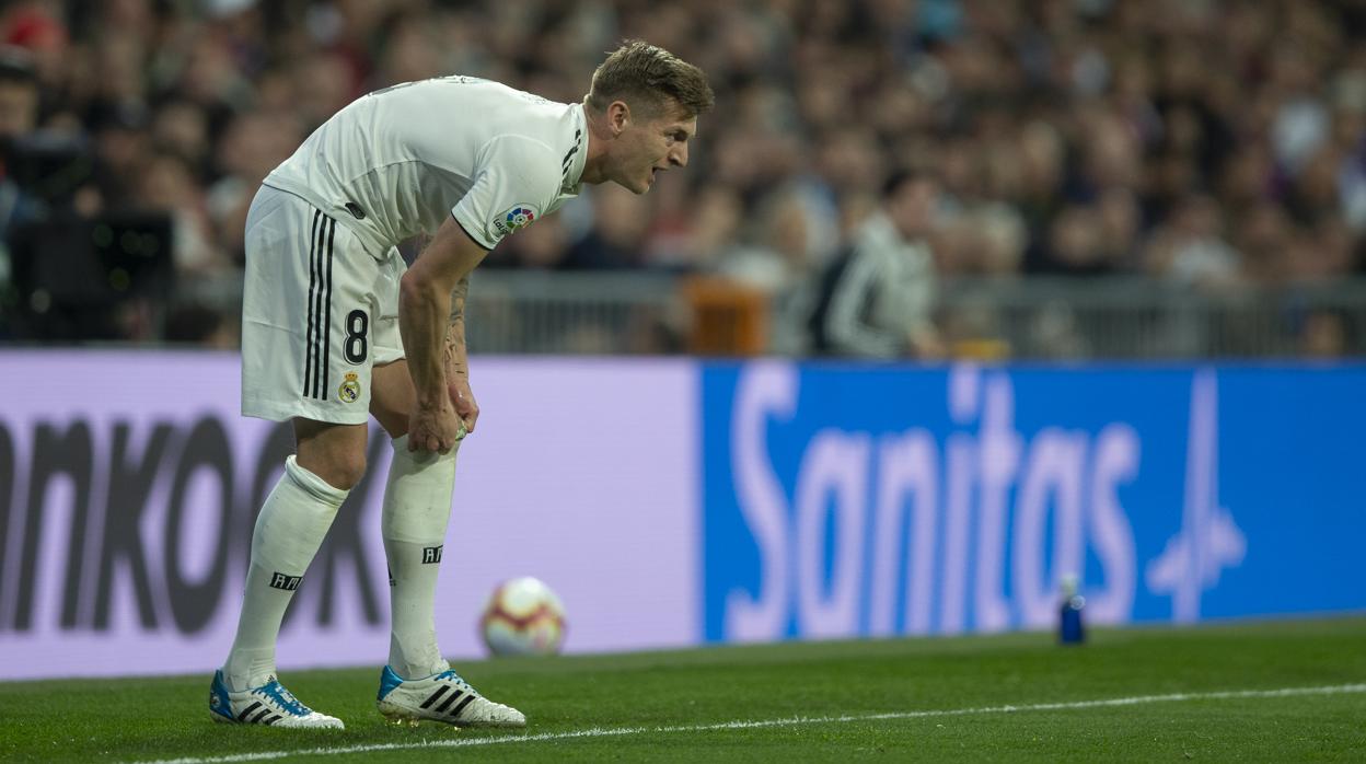 Kroos, en un partido del Real Madrid