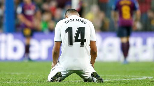 Casemiro después de l 5-1 del Camp Nou