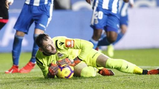 Dani Giménez, guardameta del Deportivo.