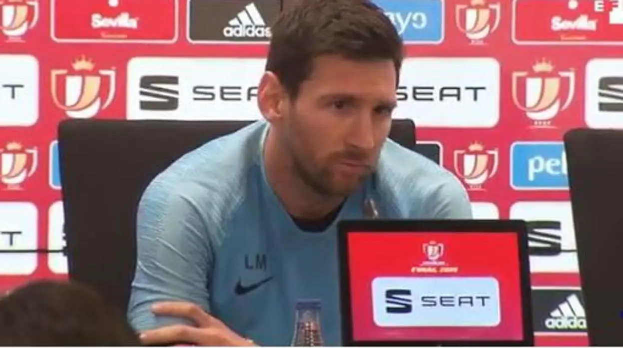 Sigue en vídeo la rueda de prensa de Messi, Piqué y Valverde