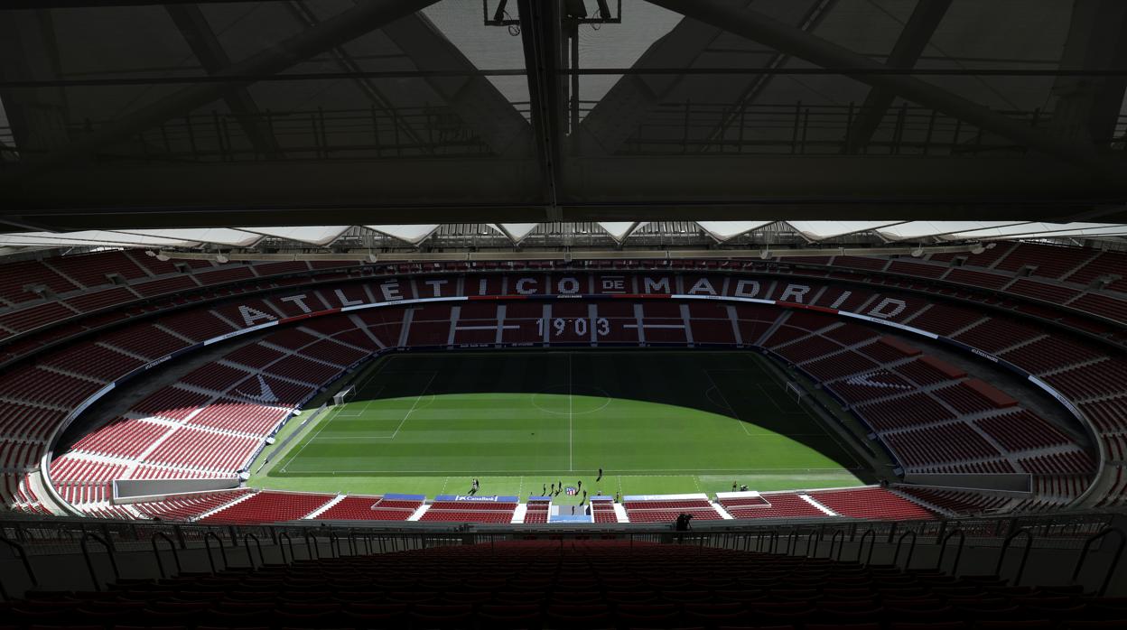 Estadio Metropolitano, escenario de la final de la UCL un día después