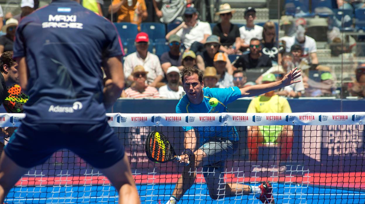 Paquito Navarro durante el partido final