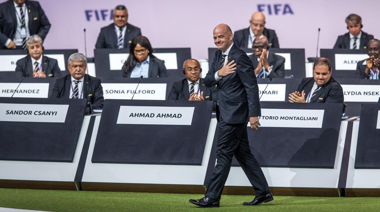 Infantino, tras su reelección