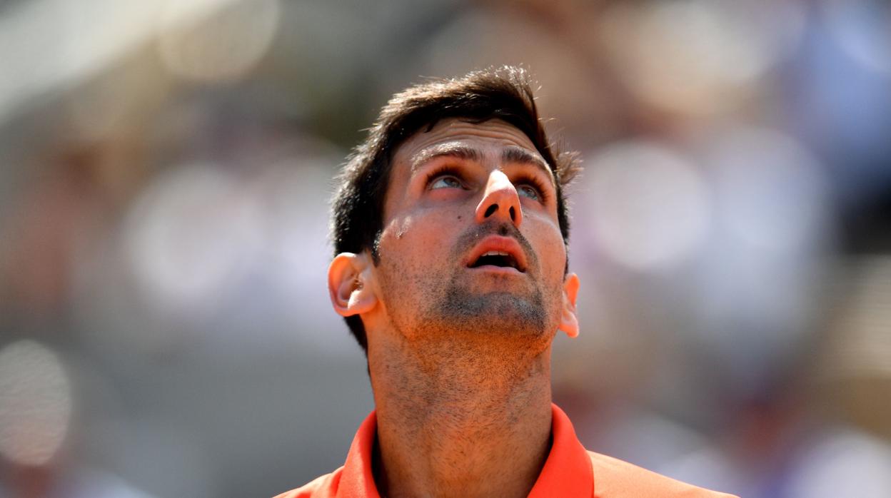 Novak Djokovic, en su duelo ante Zverev