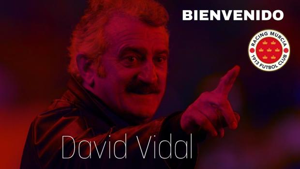 David Vidal ficha como nuevo entrenador del Racing Murcia