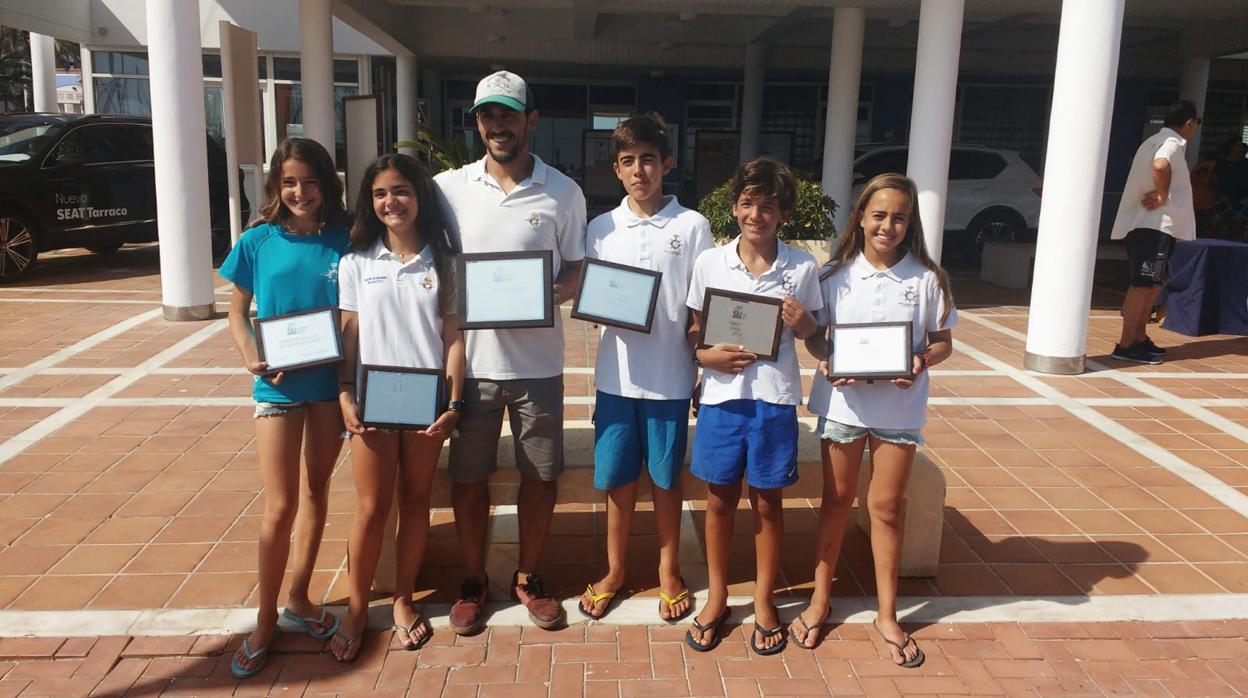 El equipo del RCMT Punta Umbría se proclama campeón de Andalucía de Optimist