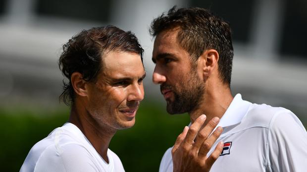 Nadal no puede con Cilic en la exhibición de Hurlingham