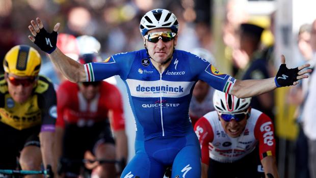 Viviani se lleva el sprint de Nancy