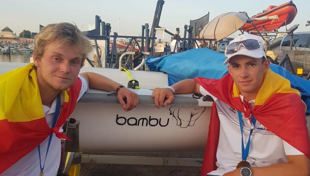 Martín Wizner y Pedro Ameneiro, campeones del mundo absolutos de 420