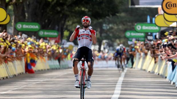 De Gendt culmina una escapada de 200 kilómetros y Alaphillipe recupera el maillot amarillo