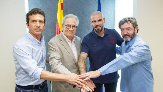 Víctor Valdés, nuevo entrenador del Juvenil A del Barcelona