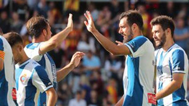 Borja Iglesias juega 72 minutos en el amistoso del Espanyol ante el Lens