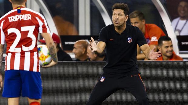 Simeone: «El partido se preparó como un Atlético-Real Madrid»