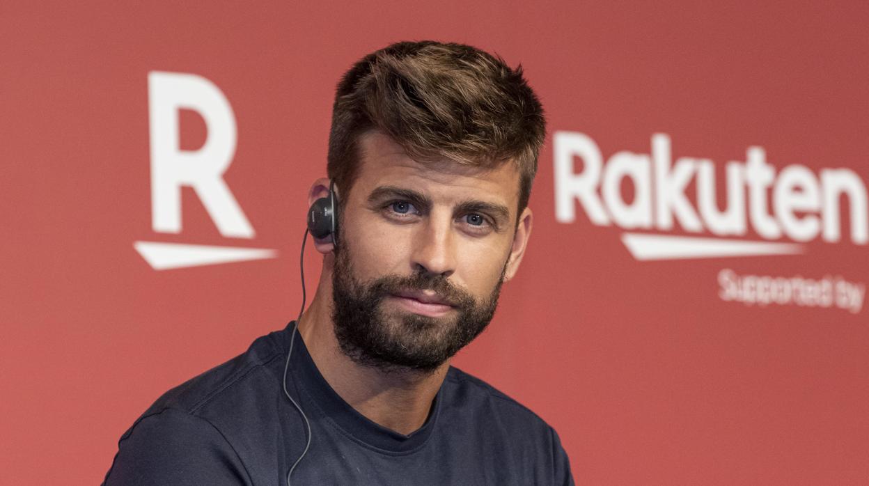 Gerard Piqué durante la gira del Barcelona por Japón