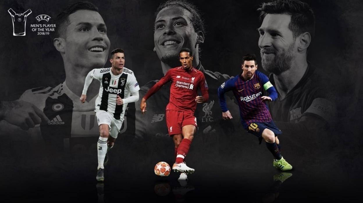 Messi, Cristiano y Van Dijk, candidatos a Mejor Jugador del Año