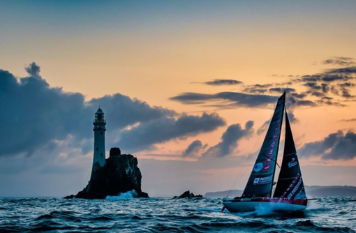 La huella de la flota francesa en la 48ª Fastnet Race