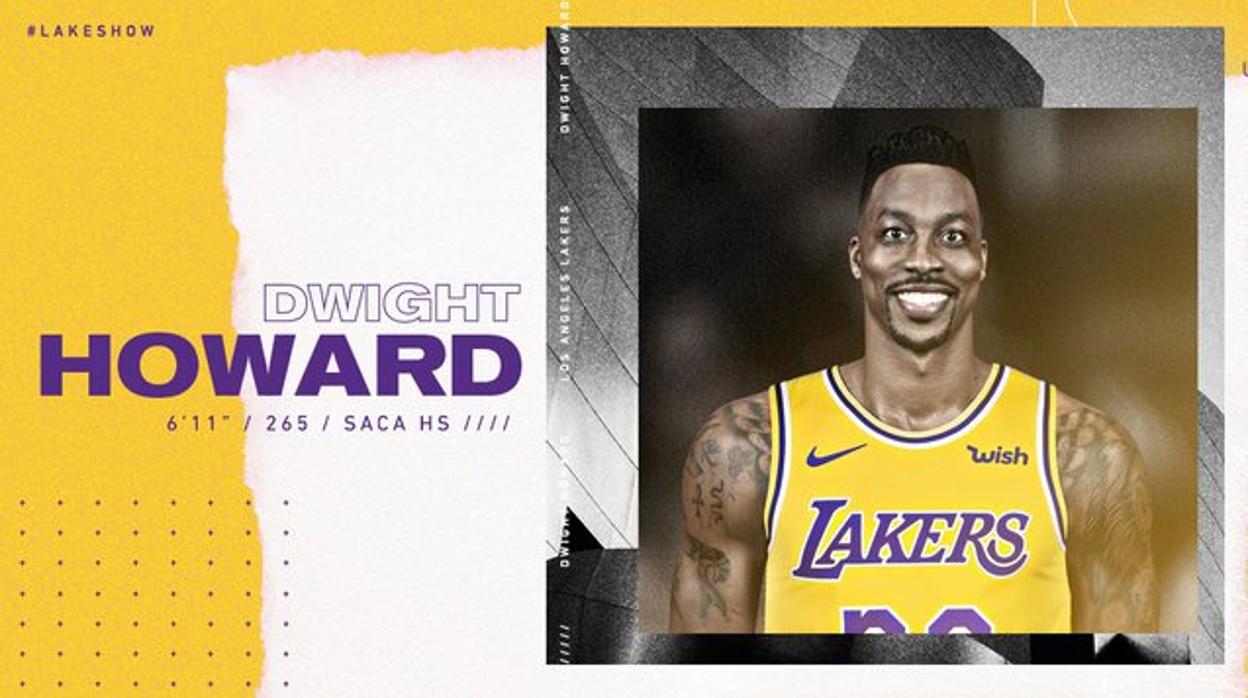 Dwight Howard vuelve a Los Angeles Lakers tras seis temporadas