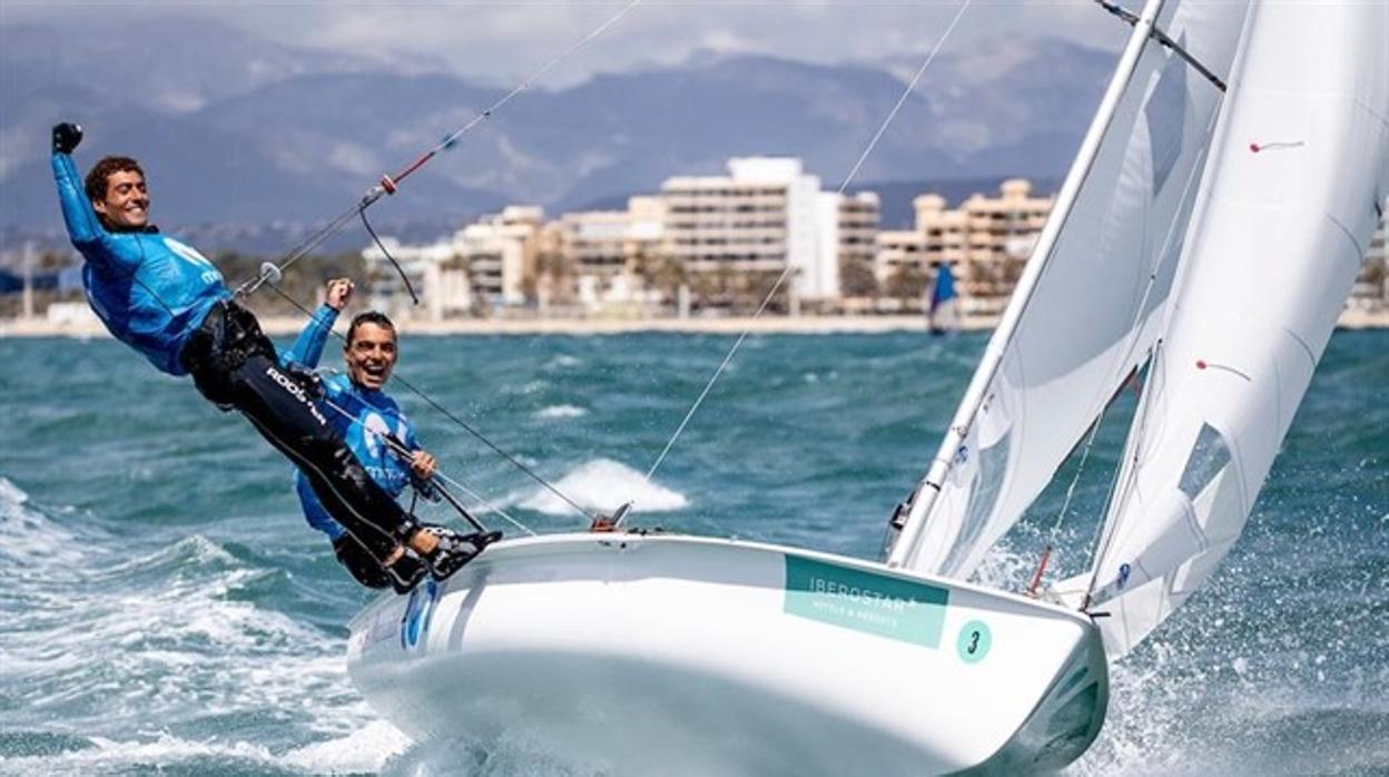 Xammar/Rodríguez, segundos en 470 y Federico/Arturo Alonso, terceros en 49er