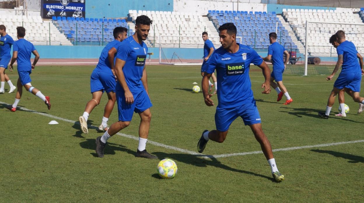 Entrenamiento de la UD Melilla