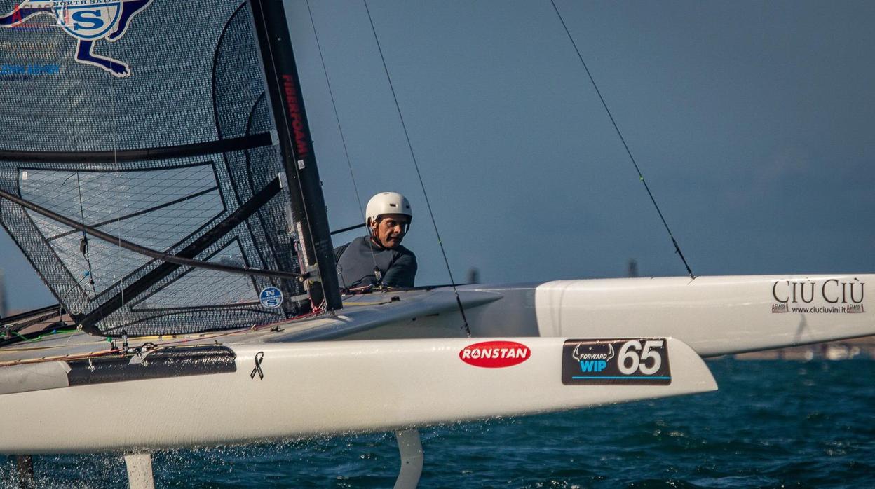 Juan Luis Páez, subcampeón mundial Máster de la Clase A en aguas de Weymouth