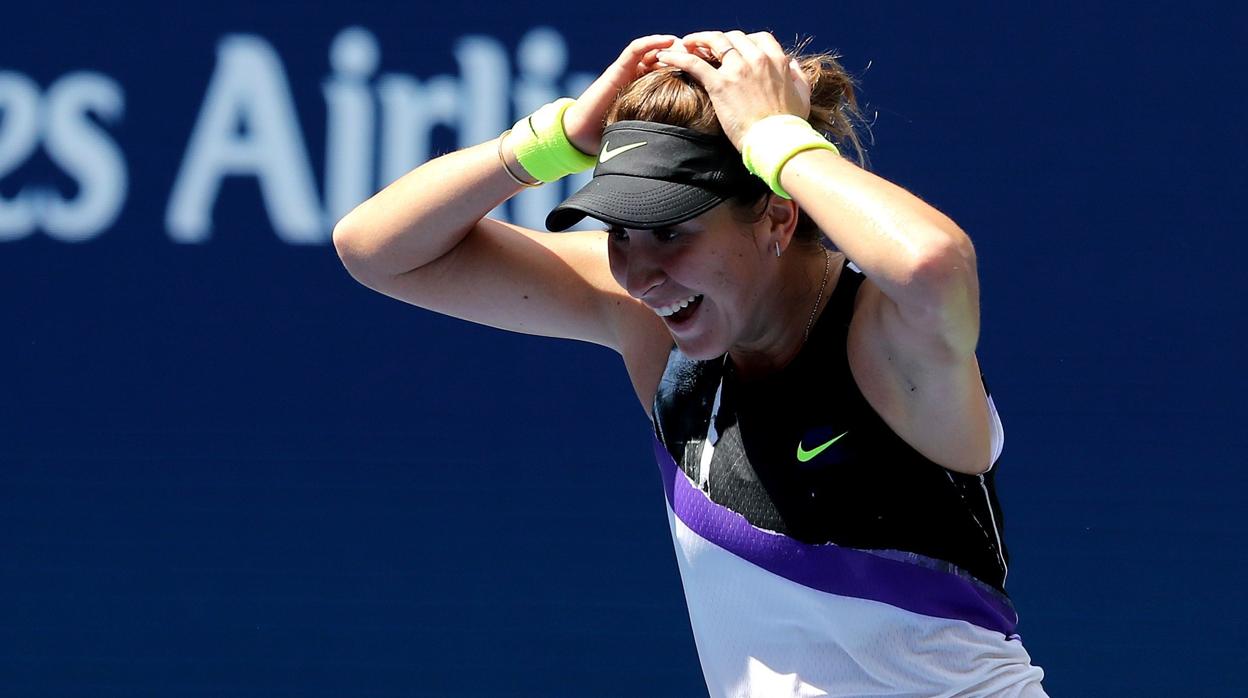 La asombrosa fortuna de Bencic en el punto más insólito del US Open