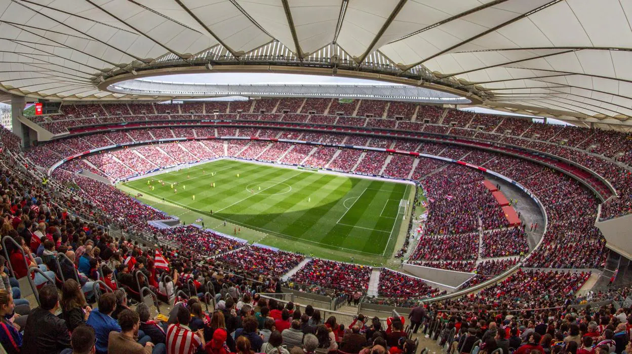 El Wanda Metropolitano, en el Atlético-Barça del pasado curso