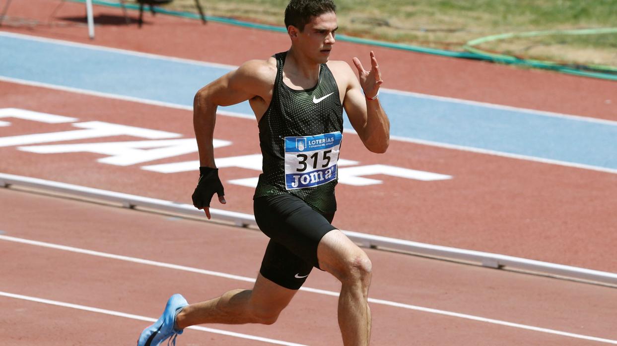 Bruno Hortelano en el Campeonato de España de atletismo