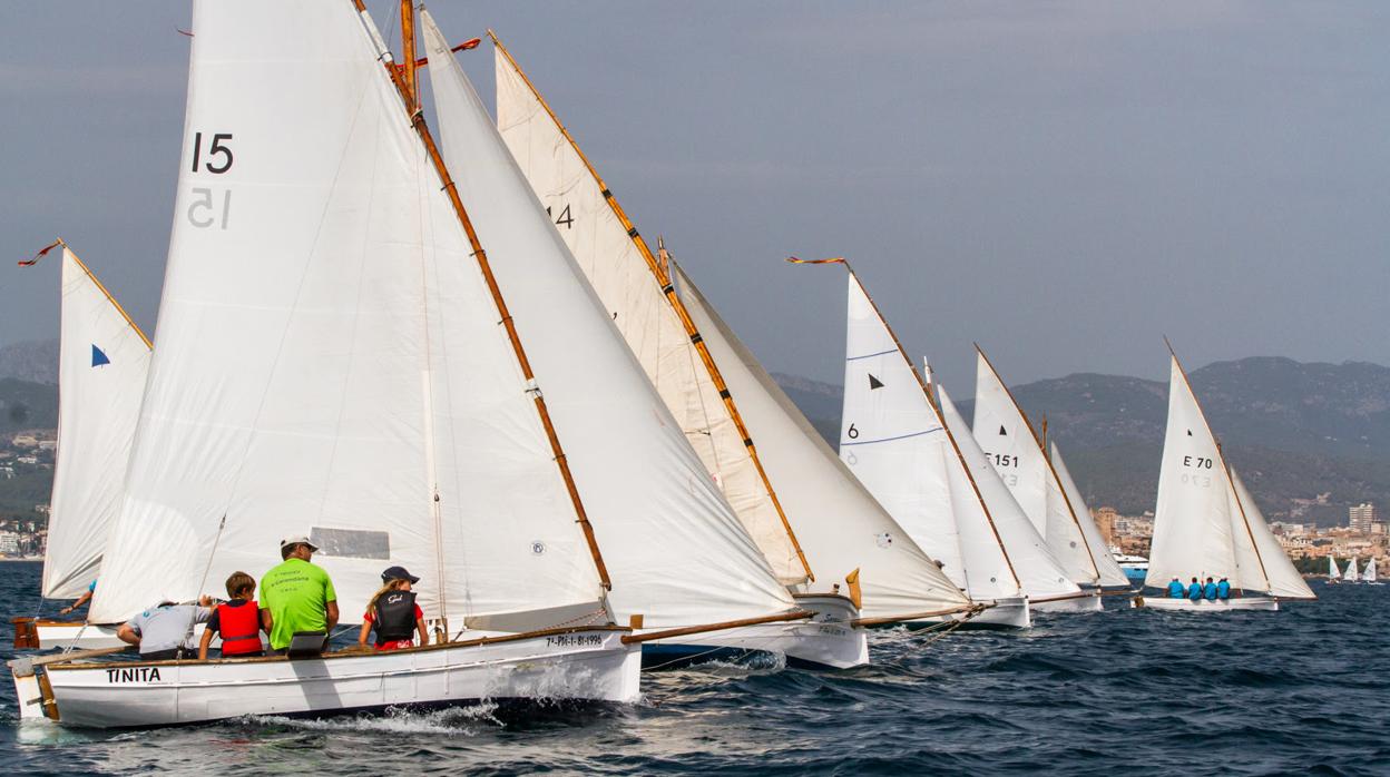 Magnífica jornada inaugural de la XXIII Diada de Vela Latina de Mallorca