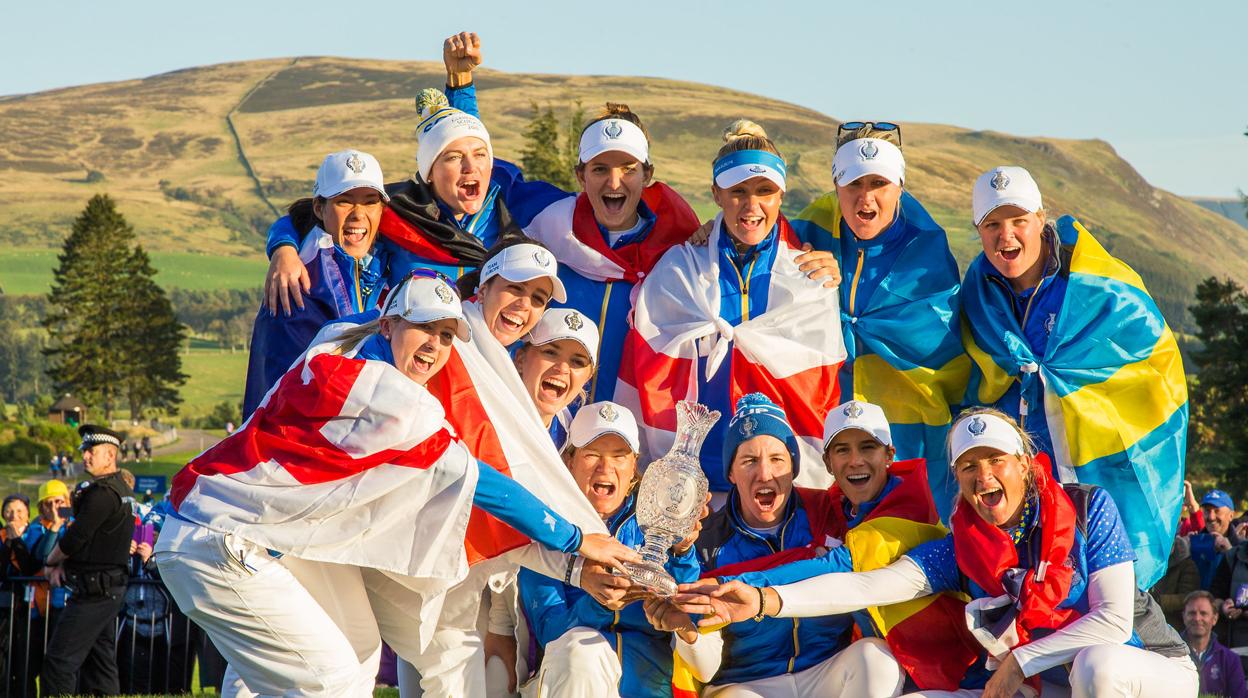 Europa ganó la decimosexta edición de la Solheim Cup, en una batallainolvidable en Gleneagles