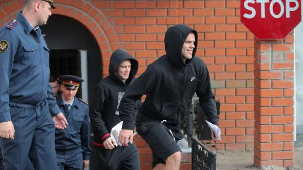 Kokorin y Mamáev salen en libertad condicional tras su condena por agresión