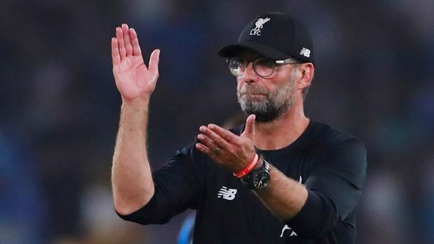 El enfado de Klopp por el penalti a Callejón