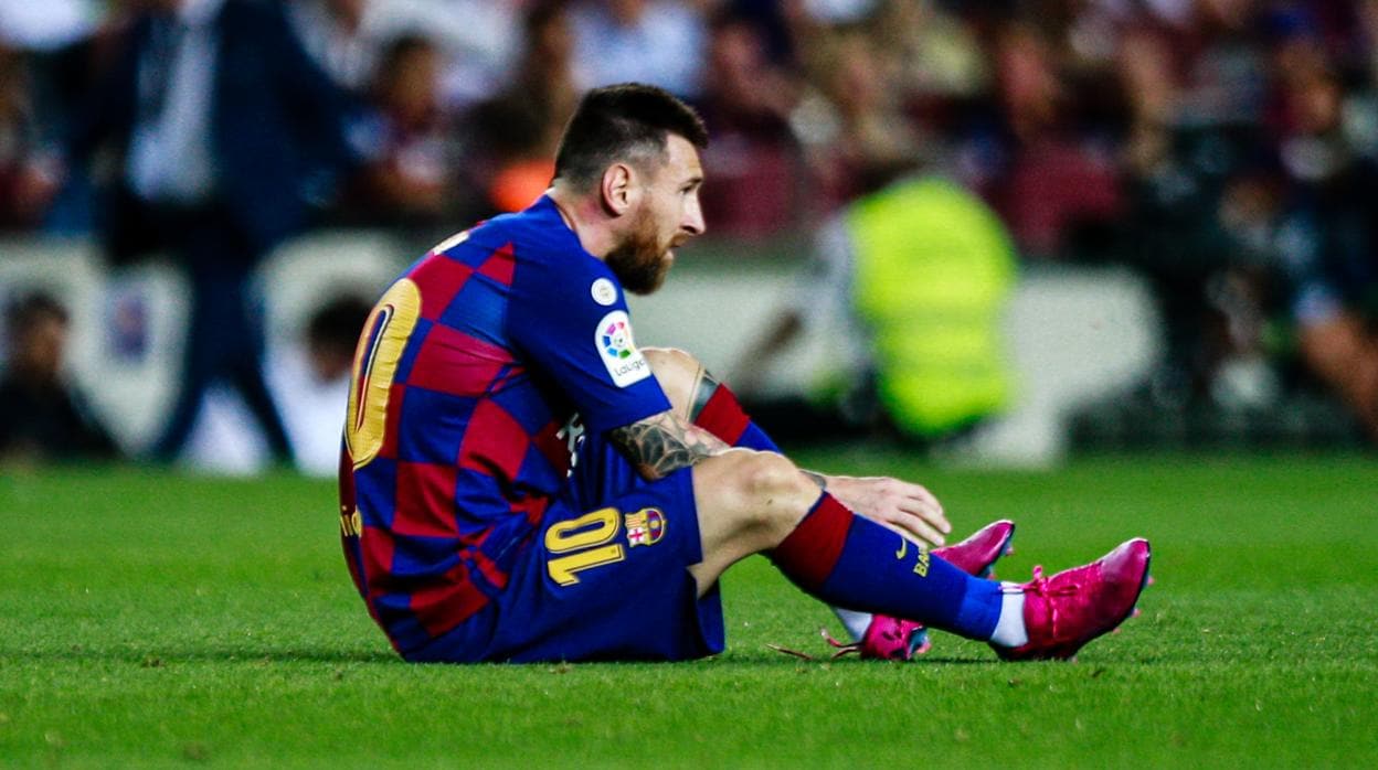 Messi, lesionado ante el Villarreal