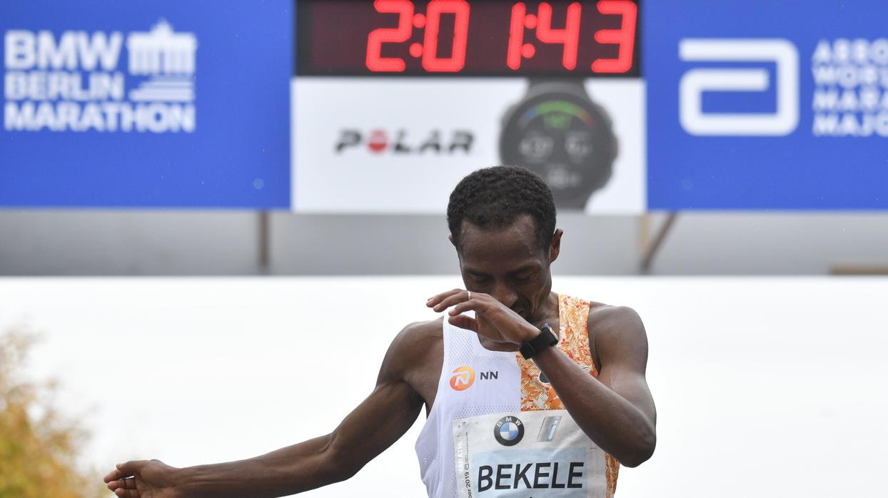 Bekele, en la meta de Berlín