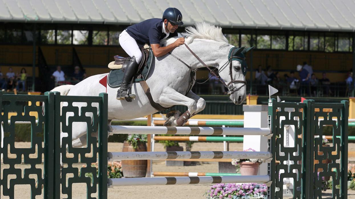 Martínez Bastida, durante el GP del CSN4* con Quicksilver