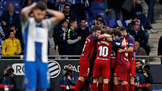 Osasuna hunde al Espanyol en tres minutos