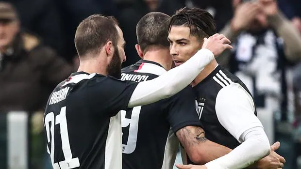 La Juventus gana con un doblete de Cristiano