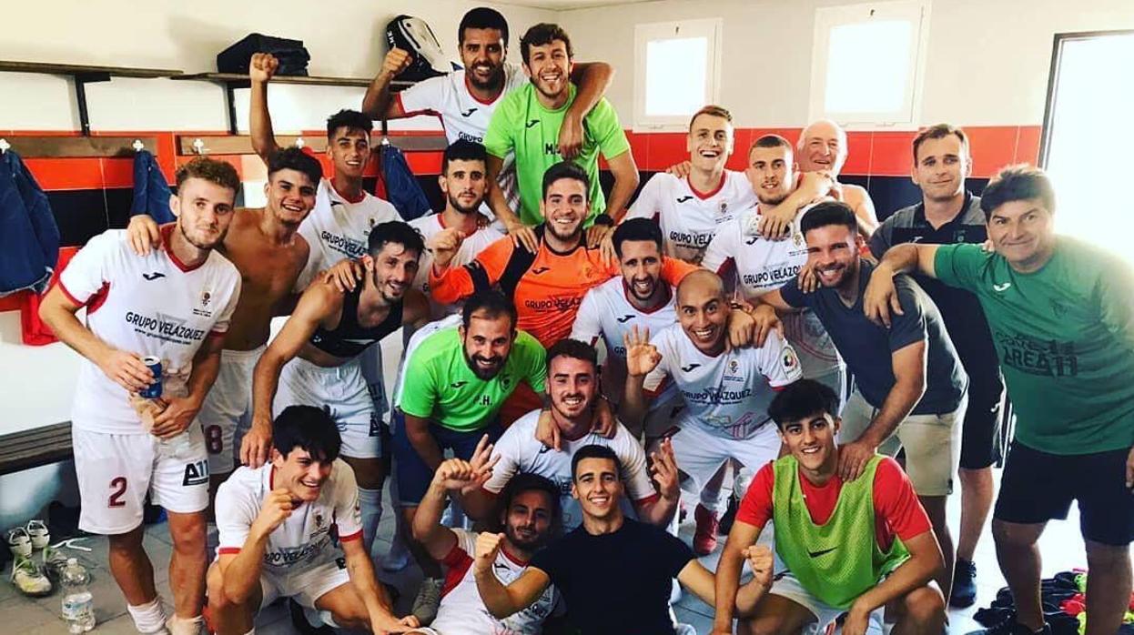 El Atlético Antoniano celebra la victoria ante el CD Gerena