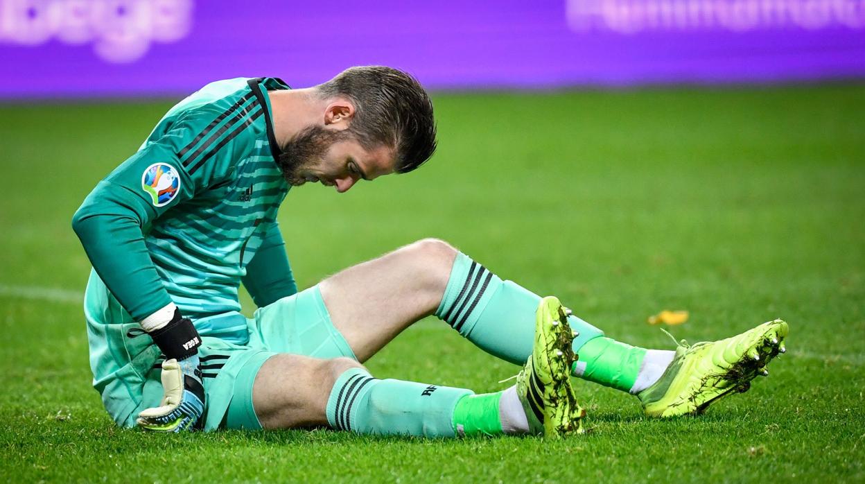 De Gea tuvo que abandonar el partido lesionado