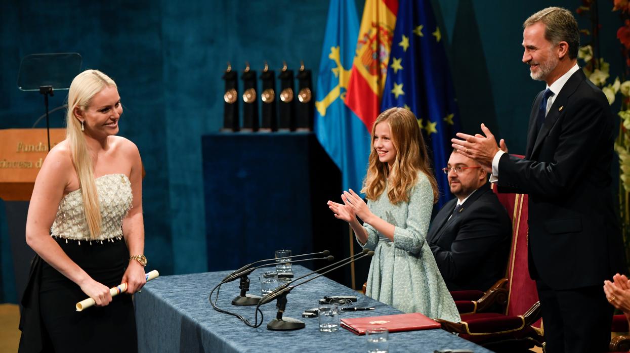 Lindsey Vonn recibe el Premio Princesa de Asturias