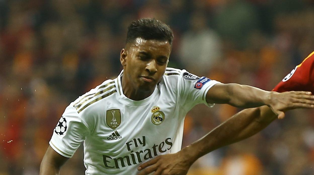 Rodrygo, ante el Galatasary