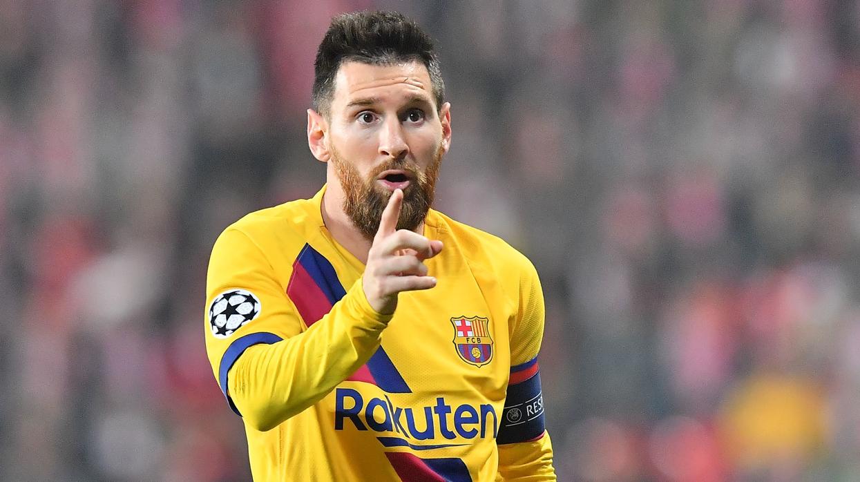 Messi, en un partido del Barça