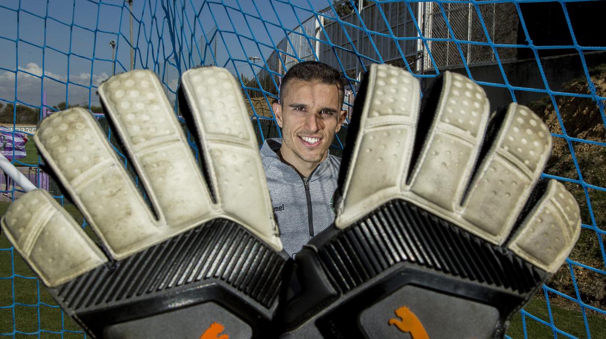 Jordi Masip, portero del Valladolid, se enfrenta esta noche a su exequipo en el Camp Nou