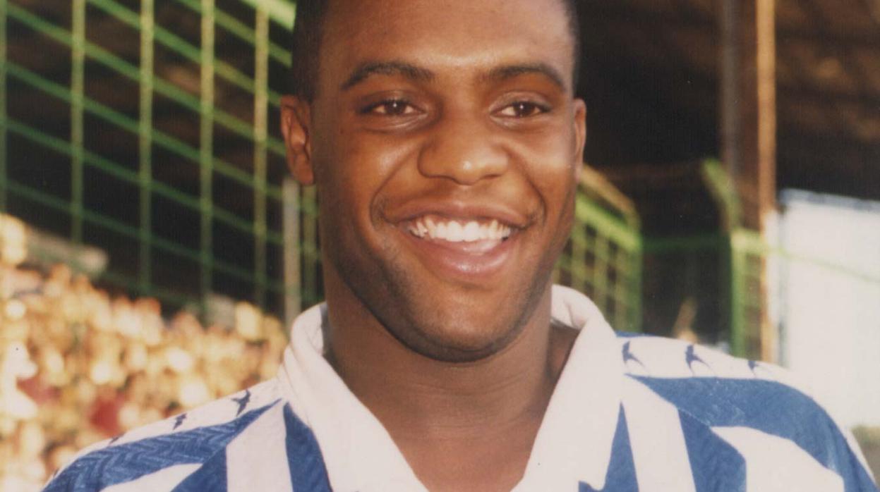 Dalian Atkinson, en su etapa en la Real Sociedad